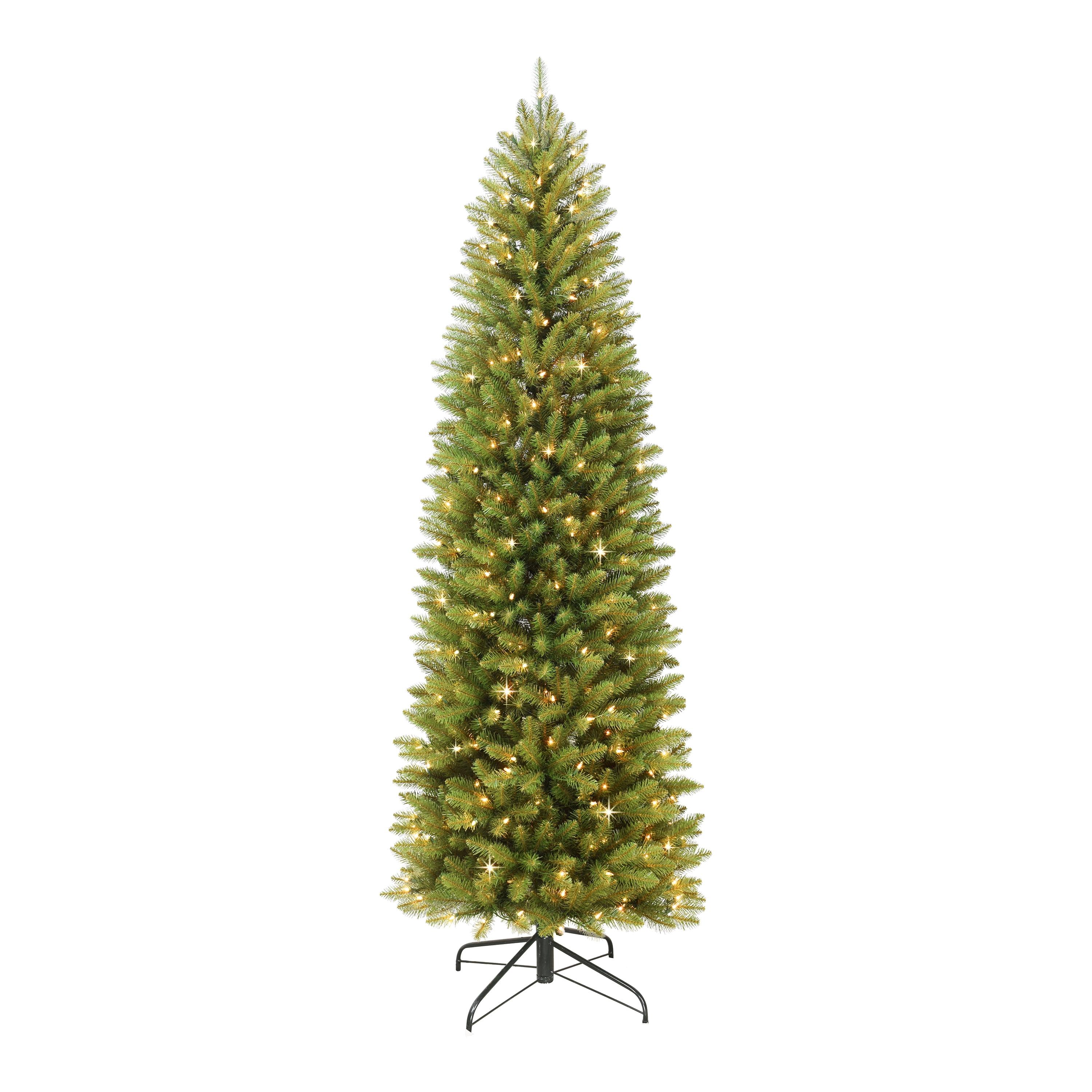 9 ft. Pre-lit Fraser Fir Pencil Artificial Christmas Tree 550 UL listed Clear Lights