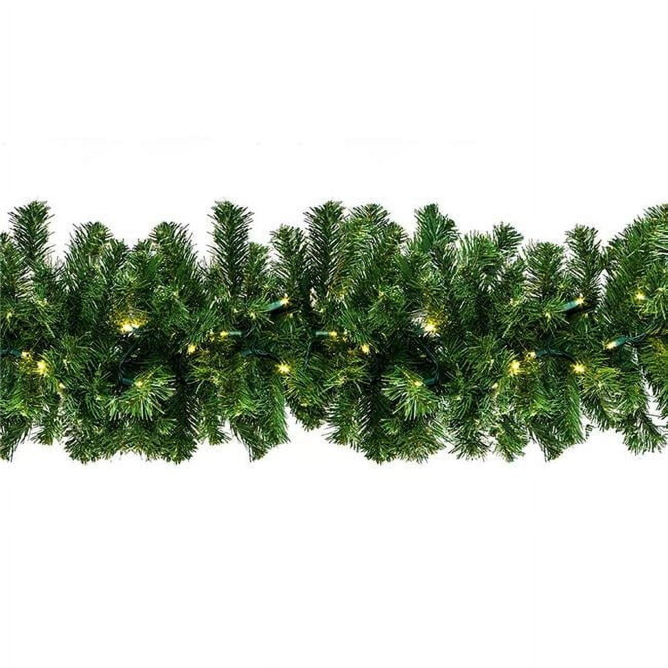 9 ft. Sequoia Pre-Lit with LEDs Garland, Warm White
