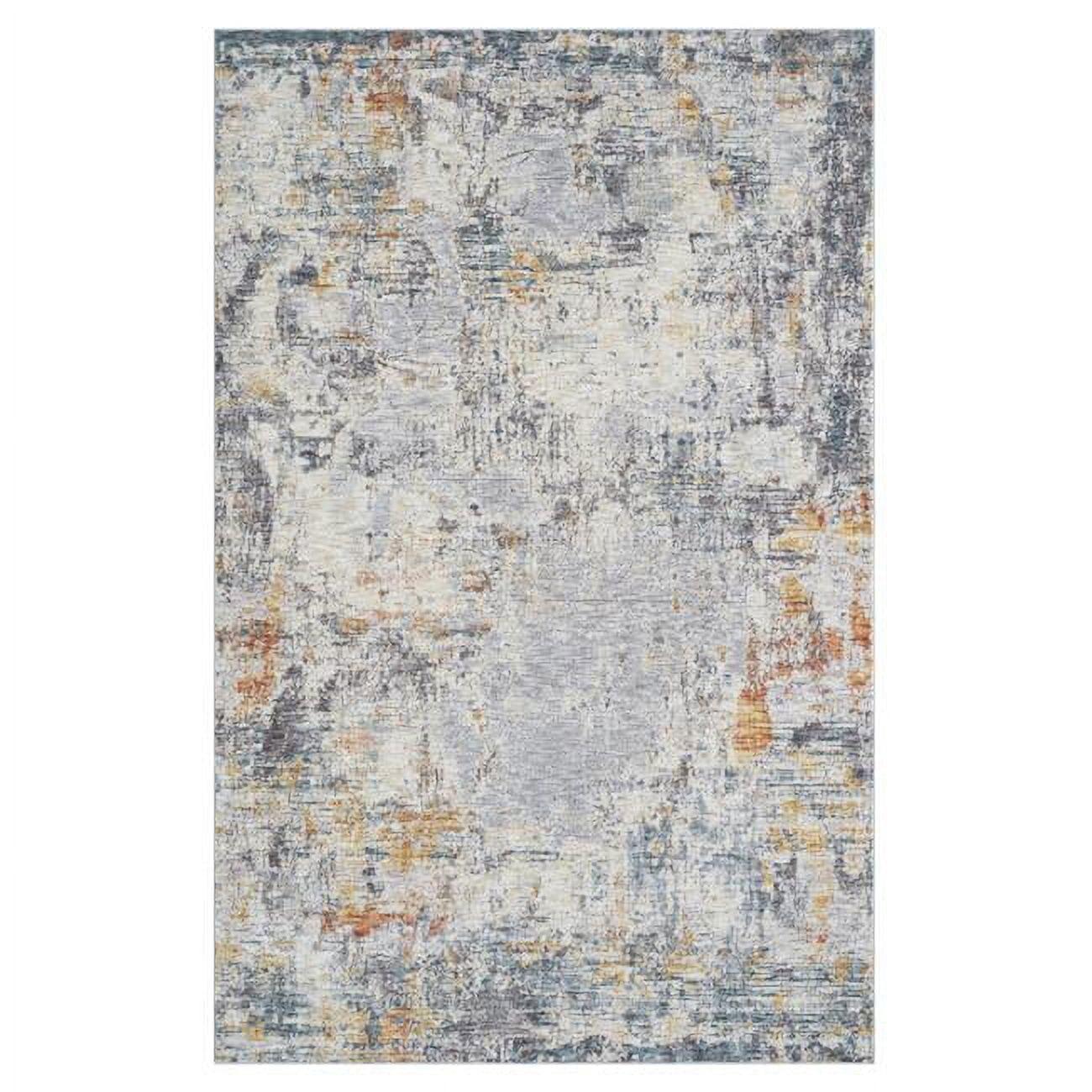 Aston ASN710 Power Loomed Area Rug - Grey/Gold - 8'9"x11'9" - Safavieh.