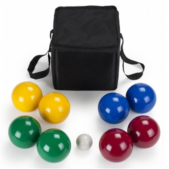 ropoda 90mm Bocce Ball Set, Lighter Bocce Ball for Beginners with 8 Balls, Pallino, Case and Measuring Rope for Backyard/Beach/Lawn, Composite Plastic for Kids Teens Beginners