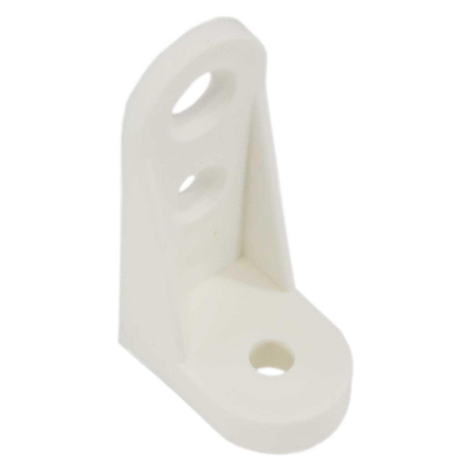 90-Degree White Plastic Angle Braces (8-Pack)