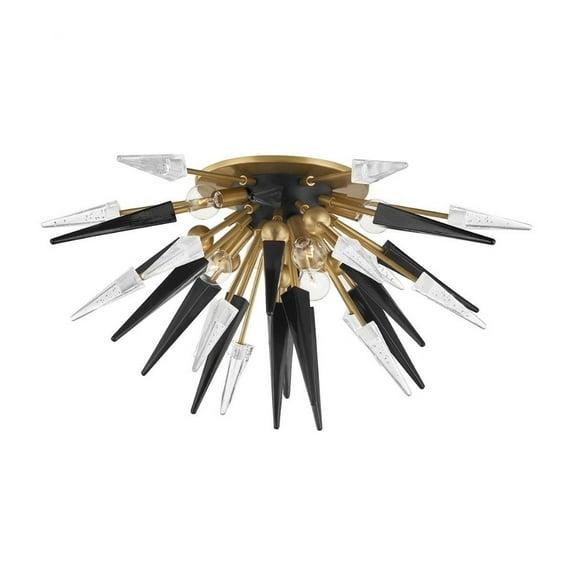 Sparta 6 Light Semi Flush