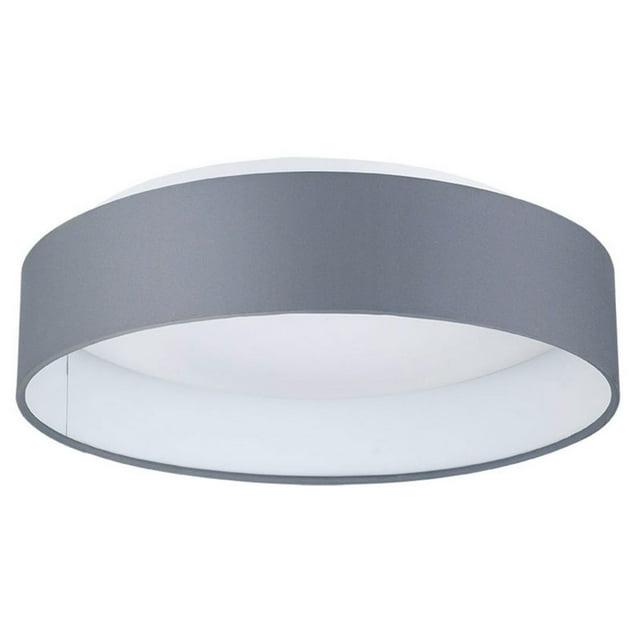 93397A-Eglo Lighting-Palomaro - 19.68 Inch 22W 1 LED Flush Mount-Charcoal Grey Finish