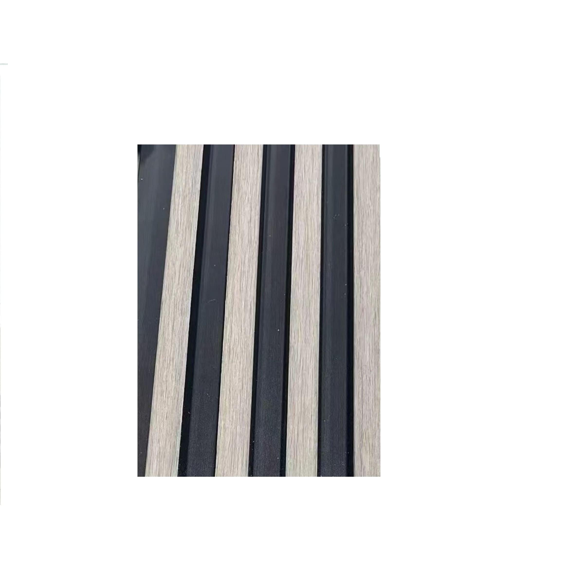 96 in. x 6 in x 0.8 in. Acoustic Vinyl Wall Cladding Siding Board - Set of 4pc