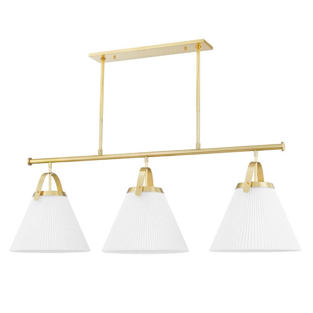 Juliette 3-Light Pendant Light - Antique Brass