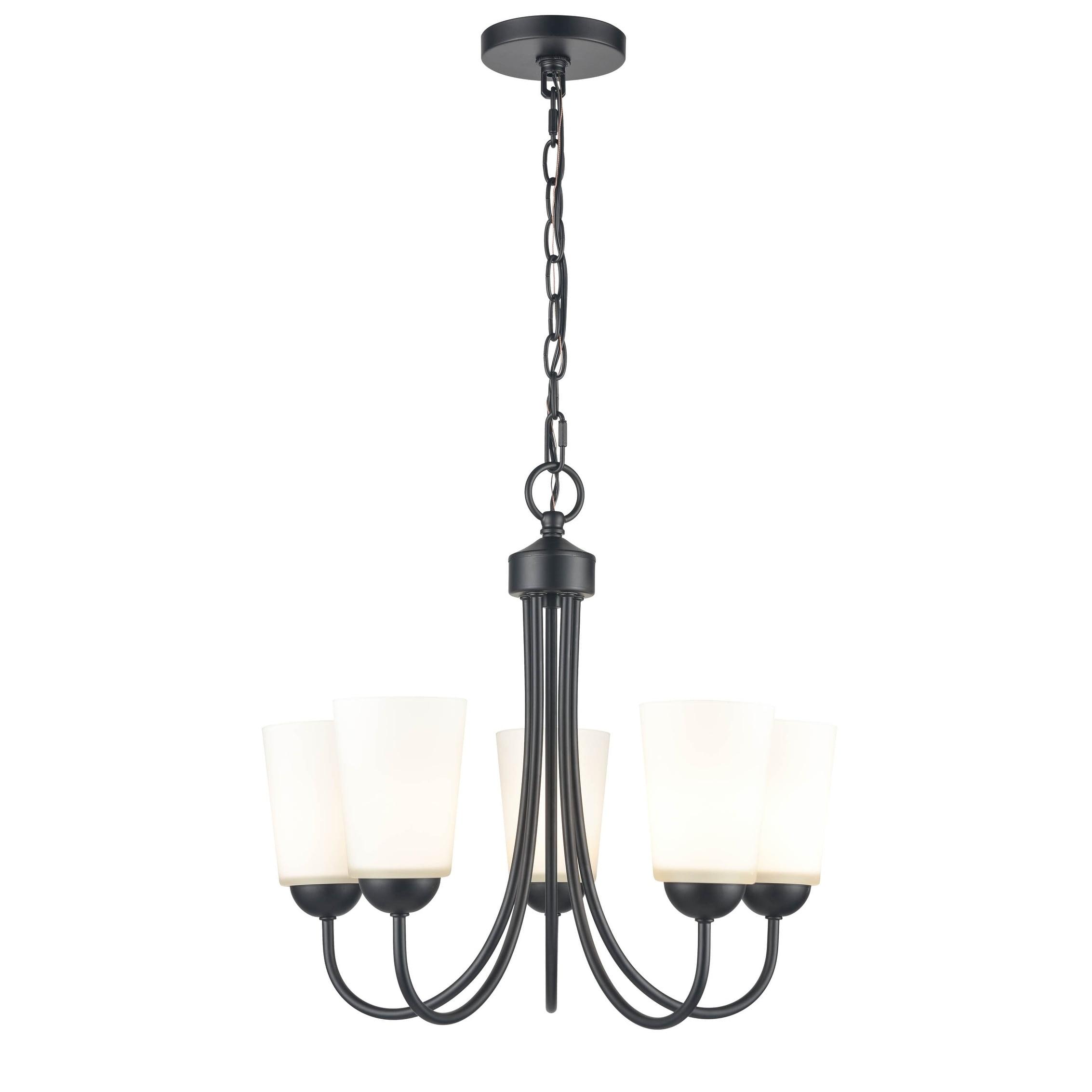 Millennium Lighting Ivey Lake 5 - Light Chandelier in  Matte Black