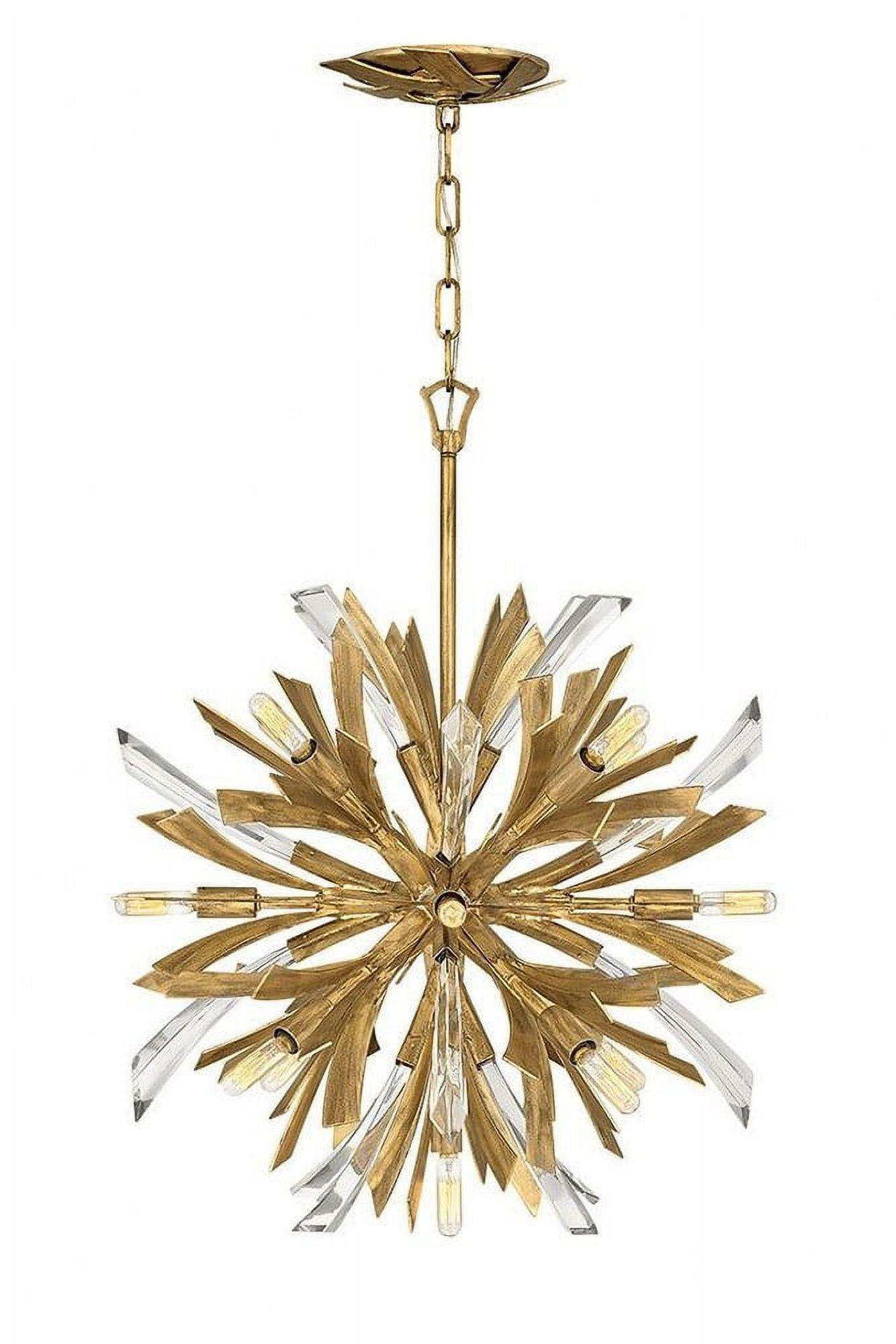 -9W 9 Led Pendant-22 Inches Wide By 26 Inches Tall-Burnished Gold Finish Fredrick Ramond Lighting Fr40904bng