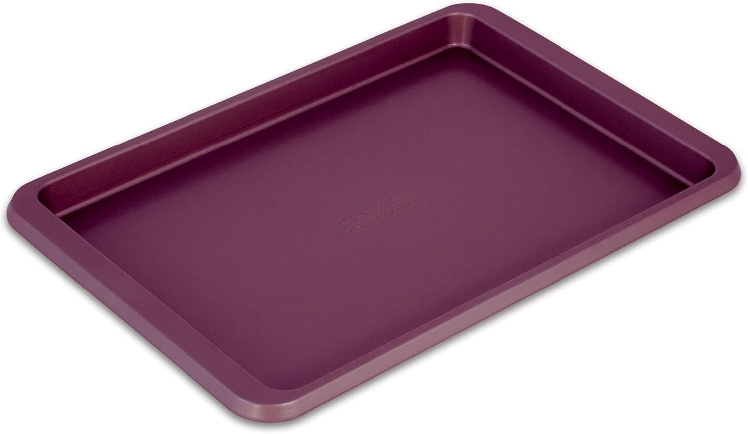 Beetroot Purple Nonstick Aluminized Steel 9x13 Cookie Sheet