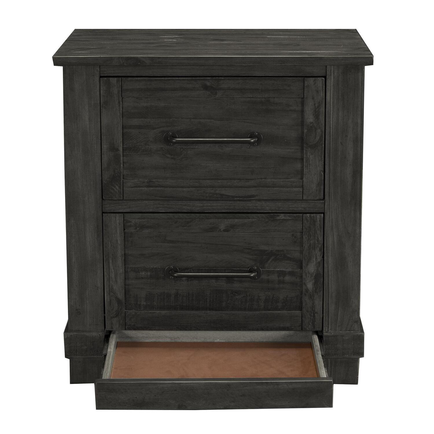 A-America Sun Valley Nightstand-Finish:Charcoal