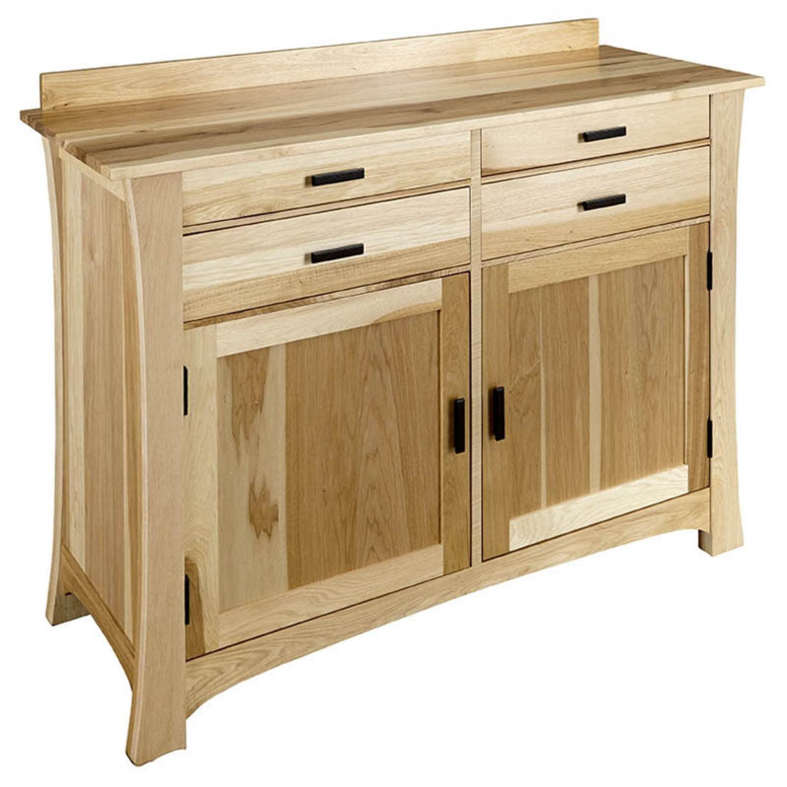 Cattail Bungalow 56'' Solid Hickory Sideboard in Natural Brown