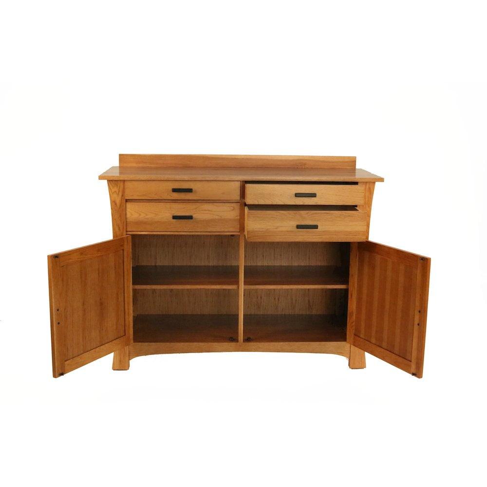 A-America Cattail Bungalow Sideboard, Warm Amber Finish