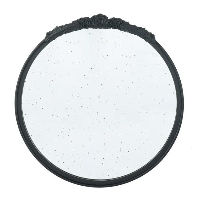 A&B Home Bingley Mirror - 29.5" x 2" x 30" Black