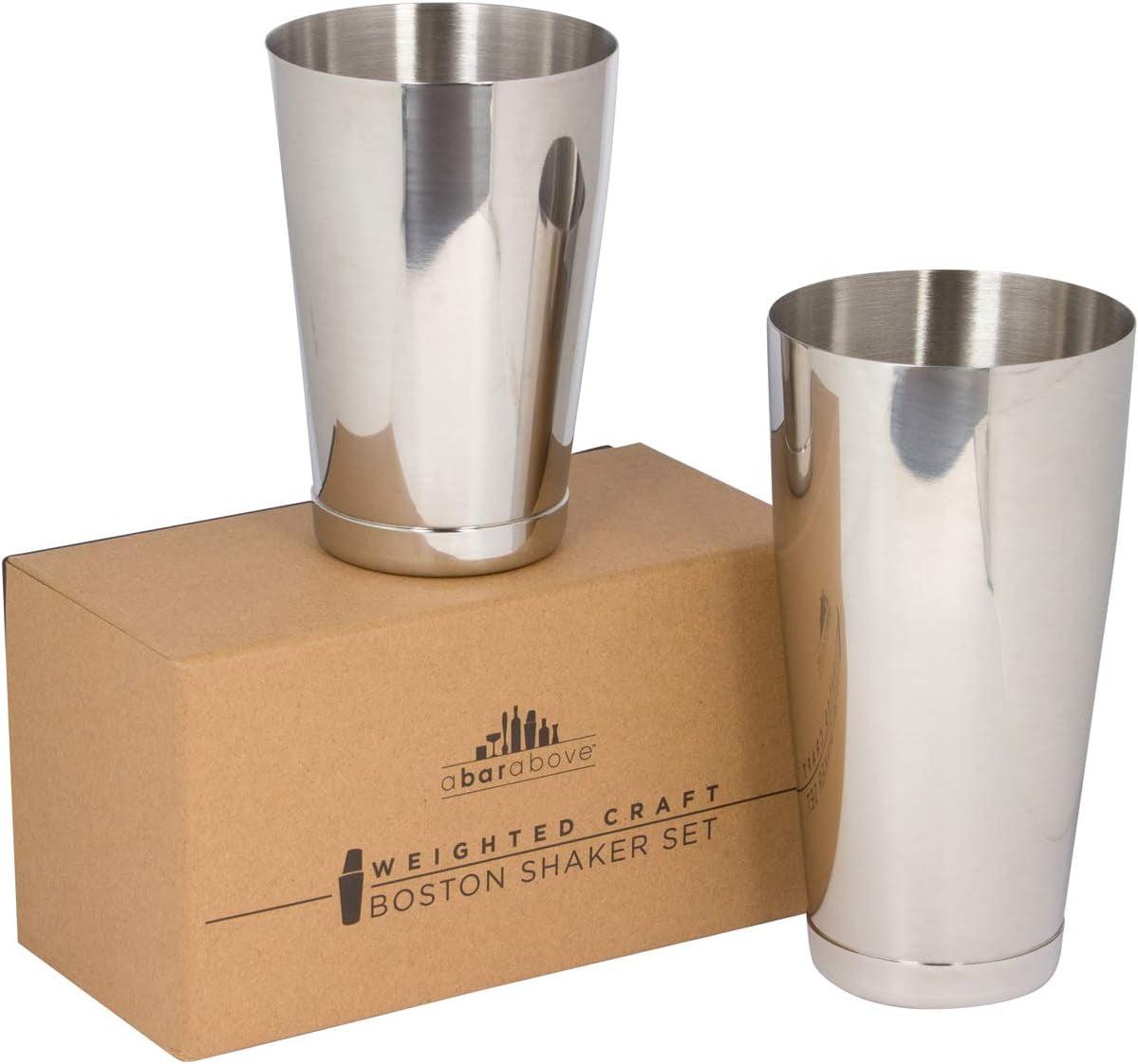 Professional Stainless Steel Boston Shaker Set 18 oz & 28 oz