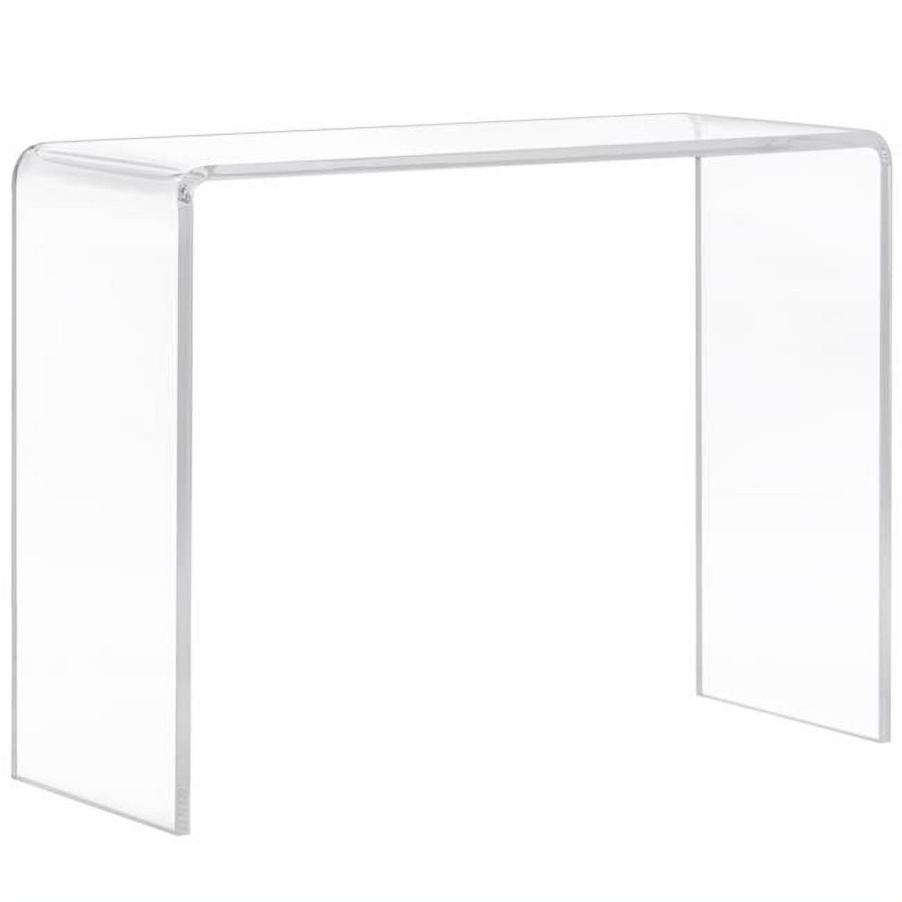 Clear Acrylic Rectangular Sofa Console Table