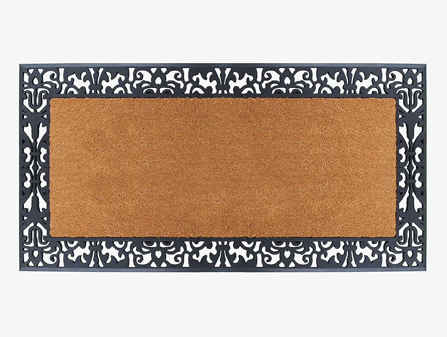 A1HC Entrance Door Mats, 30” x 60”, Durable Large Outdoor Rug, Non-Slip Welcome Doormat, Rubber Backed Low-Profile Heavy Duty Door Mat, Indoor Outdoor for Front Door, High Traffic Areas
