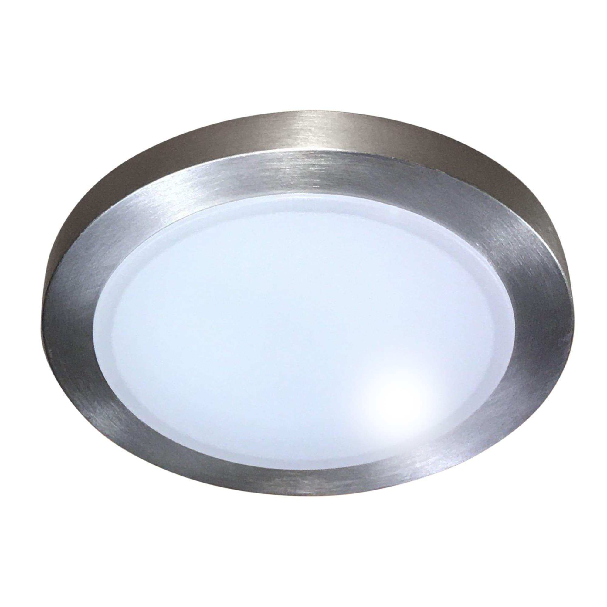 Brushed Nickel 9" LED Flush Mount Ceiling Light