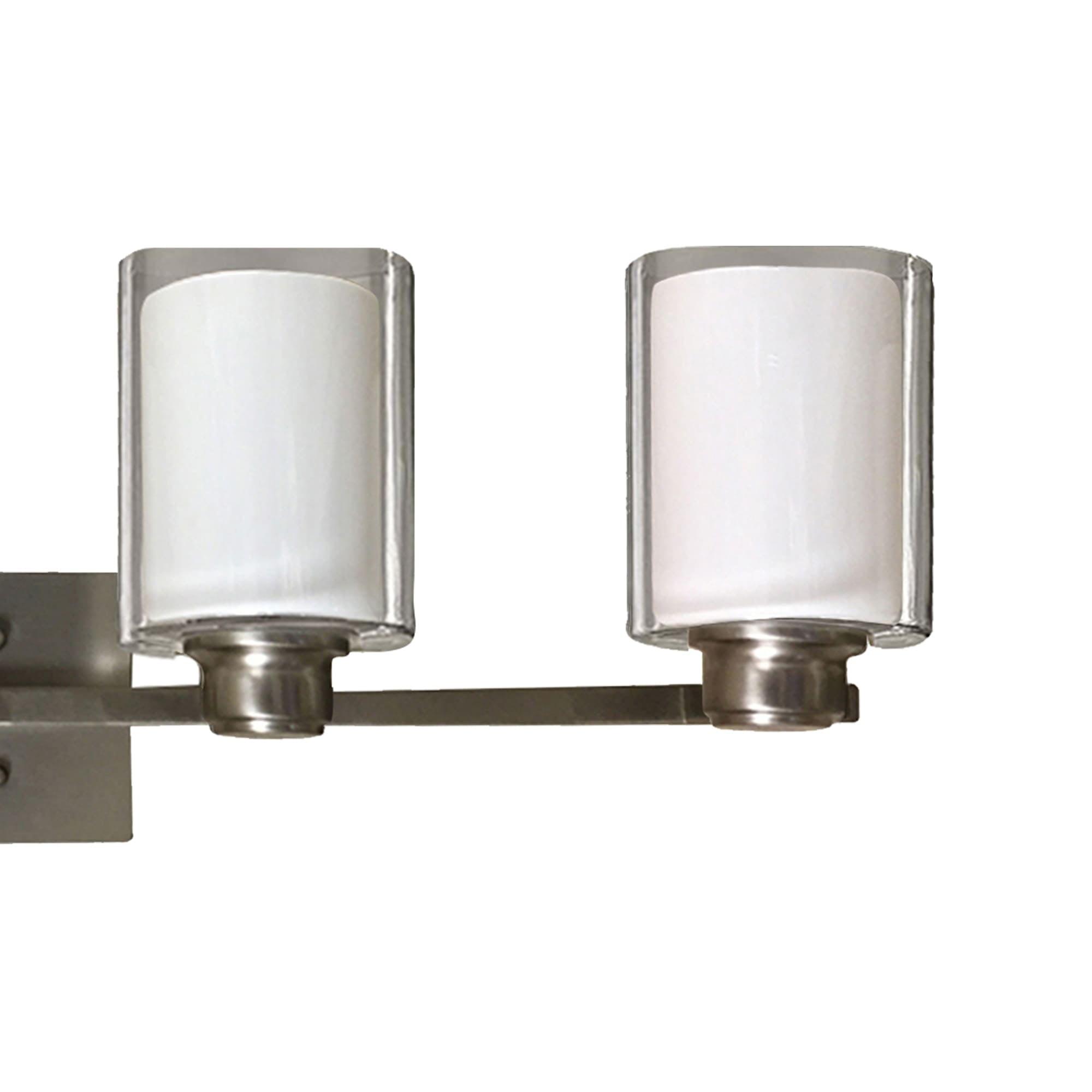 AA Warehousing 4 Light Vanity Lighting in Brushed Nickel Finish - Brushed Nickel
