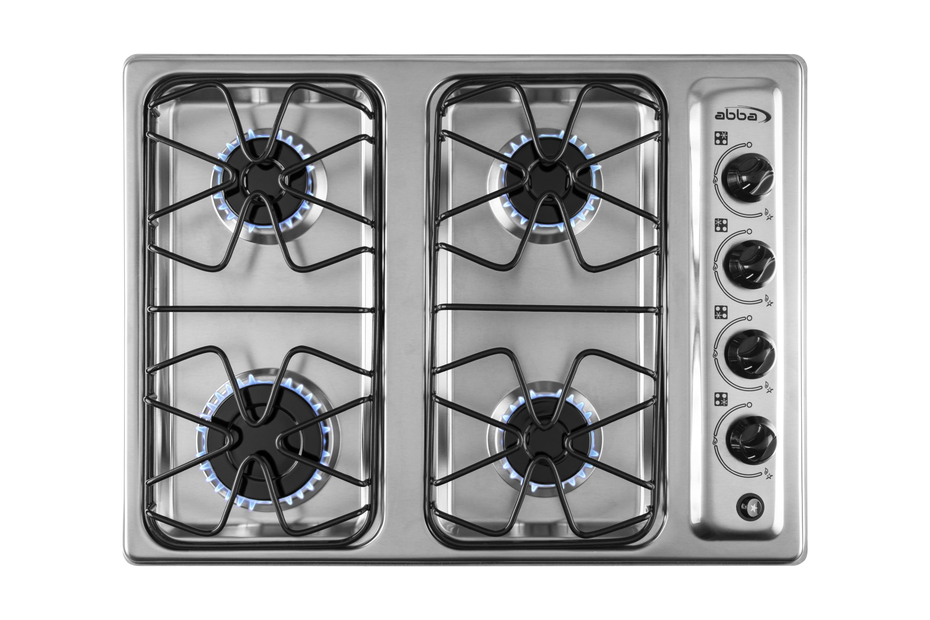 24-in Stainless Steel Gas Cooktop