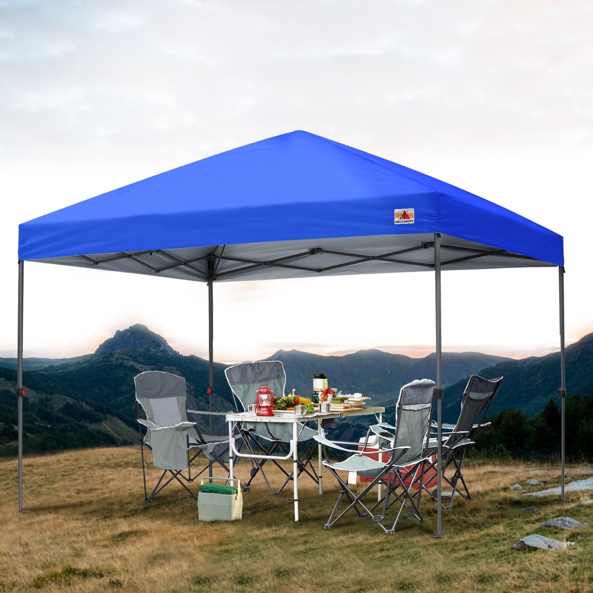 ABCCANOPY 10 ft x 10 ft Easy Pop up Outdoor Canopy Tent, Blue
