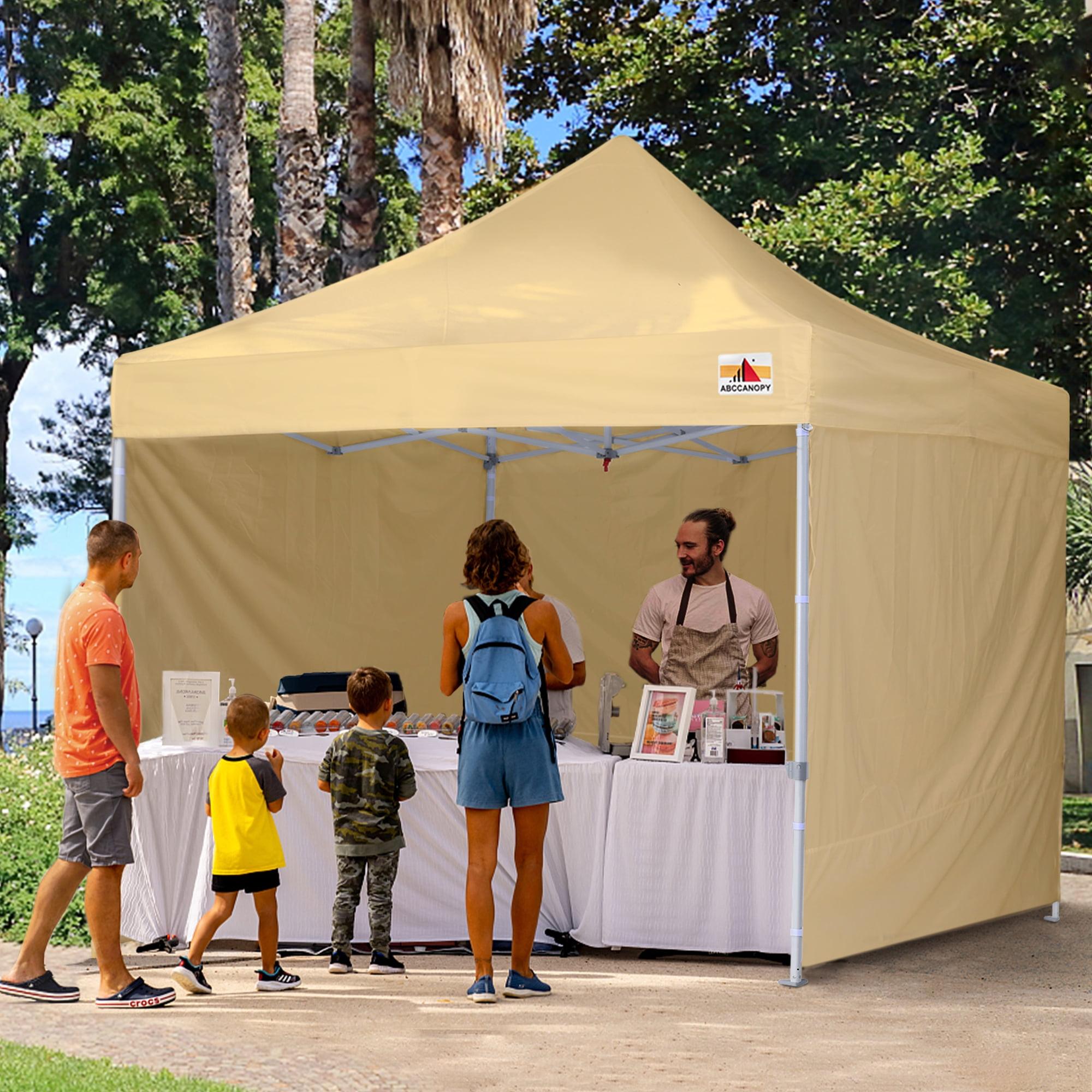 ABCCANOPY Commercial 10 ft. W x 10 ft. D Instant Shade Pop-Up Canopy The Pop Up Canopies