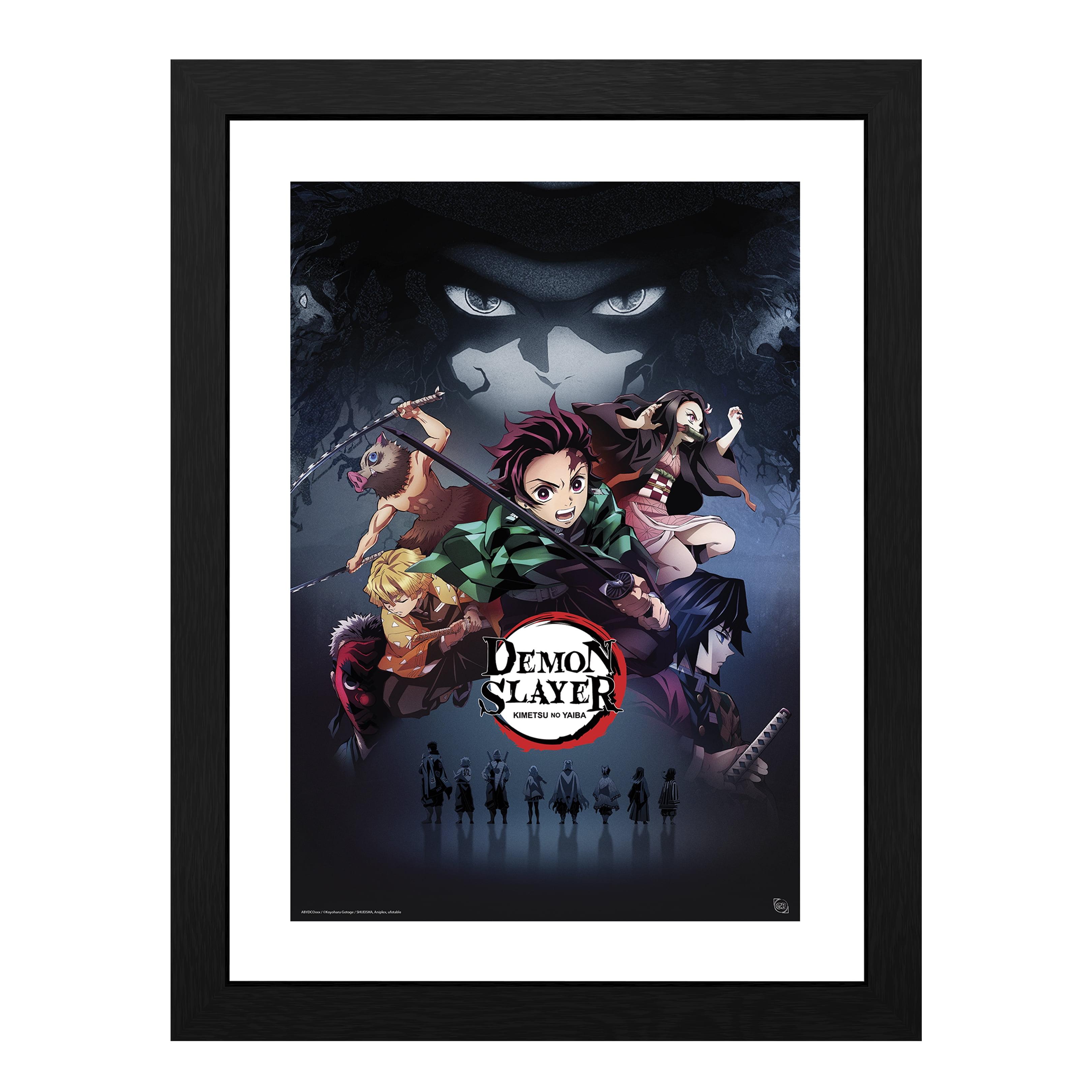 Demon Slayer Framed Poster 12" x 16"