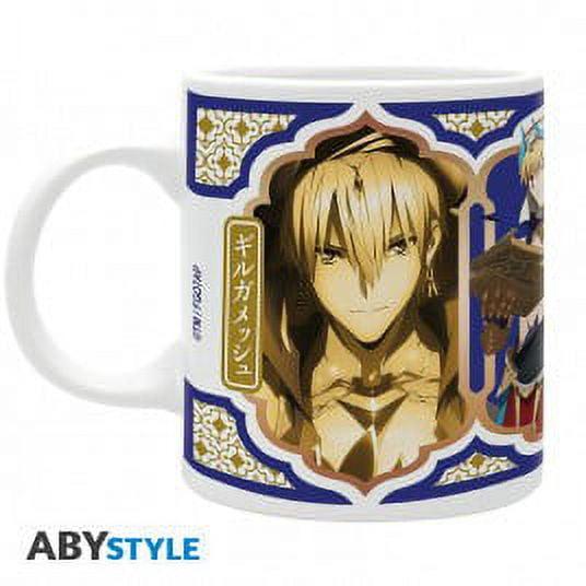 Fate Grand Order Fujimaru & Gilgamesh White Ceramic Mug 11 Oz