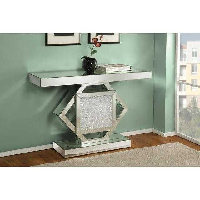 ACM-90234 - ACME Nowles Console Table, Mirrored (1Set/2Ctn)