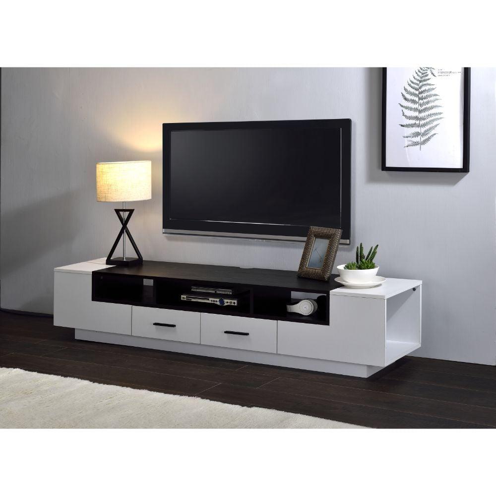 Armor TV Stand: Modern Floating Console for 70" TVs, Storage & Cord Management - Acme Furniture