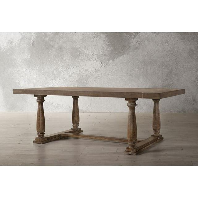 Acme Furniture Bernard Dining Table, Weathered Oak