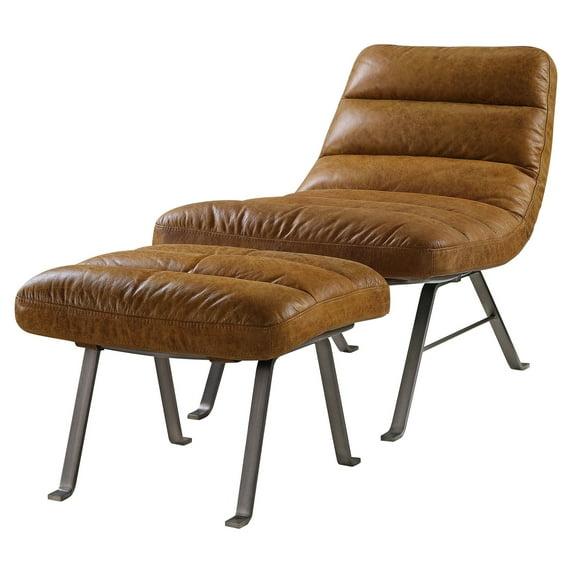 ACME Bison Ottoman in Toffee