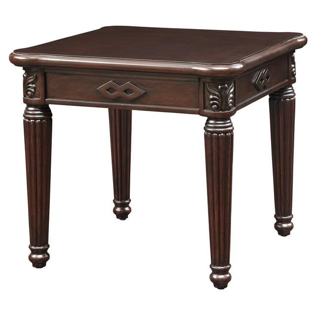 Astoria Grand Caudillo Solid Wood Top End Table
