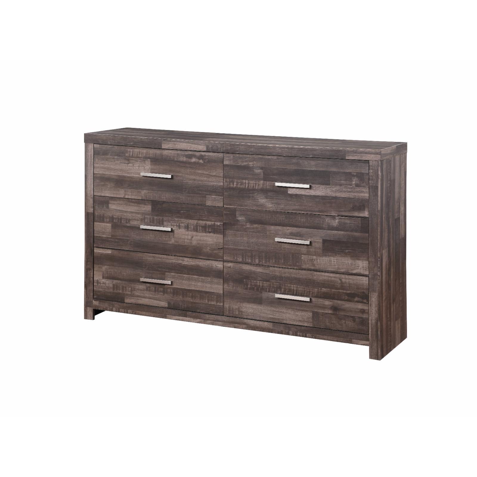 Juniper Gray Horizontal Dresser with Dovetail and Felt Lined Drawers