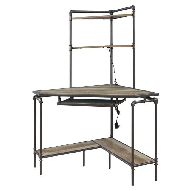 ACME Deliz Writing Desk in Sand Grey