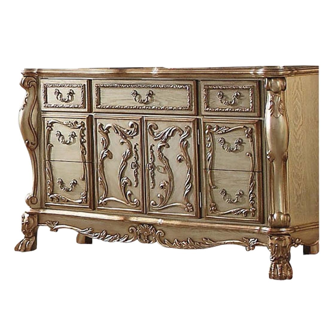 Acme Furniture Dresden Dresser Gold Patina/Bone