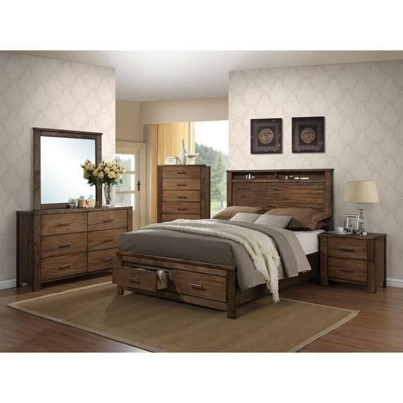 ACME Furniture Merrilee 2 Drawer Nightstand in Oak