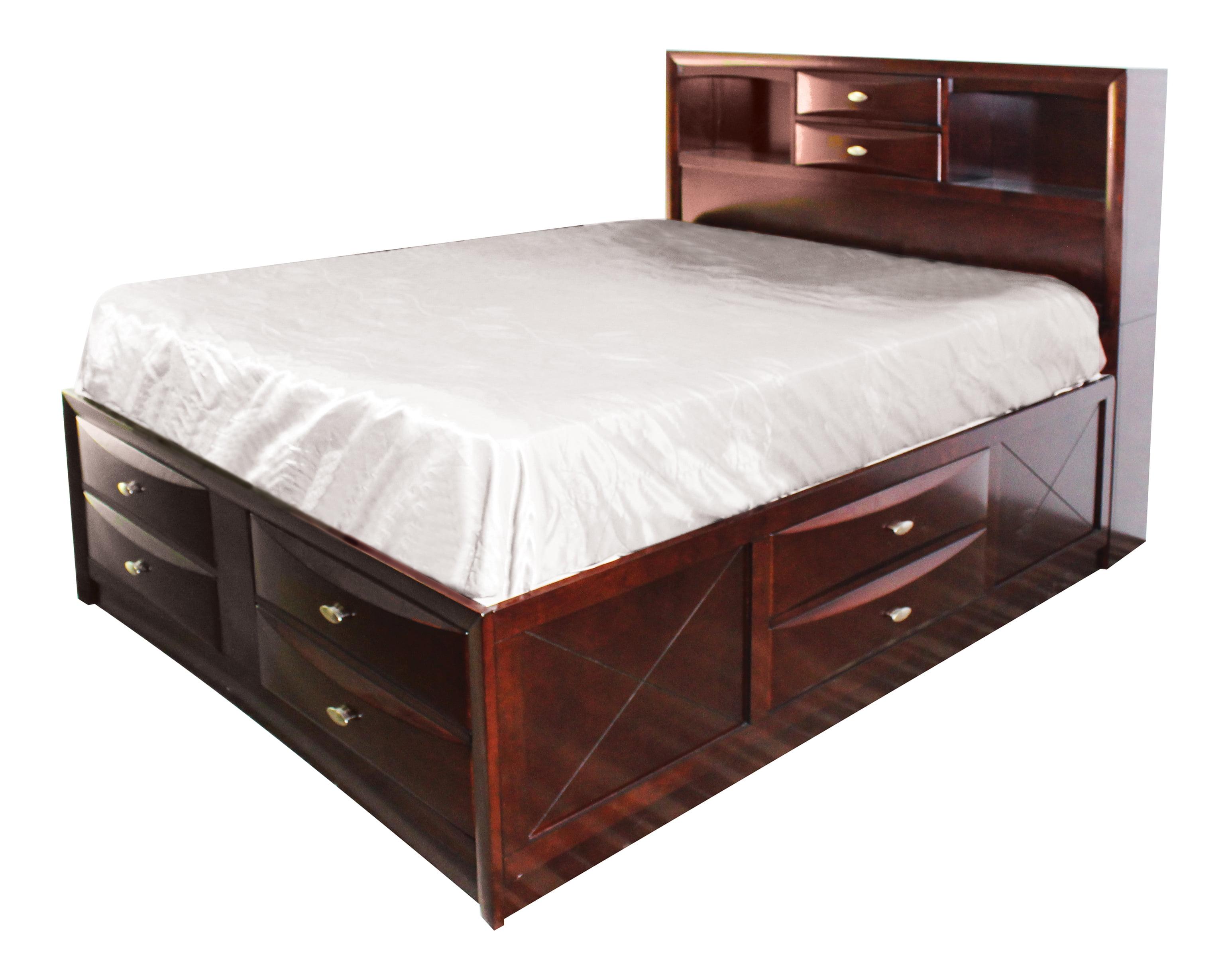 91" Eastern King Bed Ireland Bed Espresso - Acme Furniture