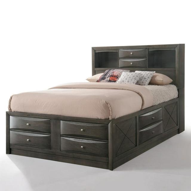 Wildon Home® Elyne Bookcase Storage Bed