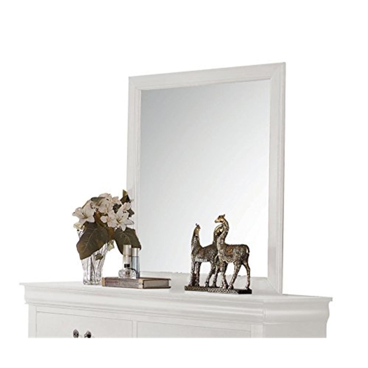 ACME Louis Philippe Wooden Frame Mirror, Multiple Colors