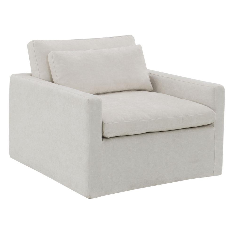 Mitscher Upholstered Swivel Armchair