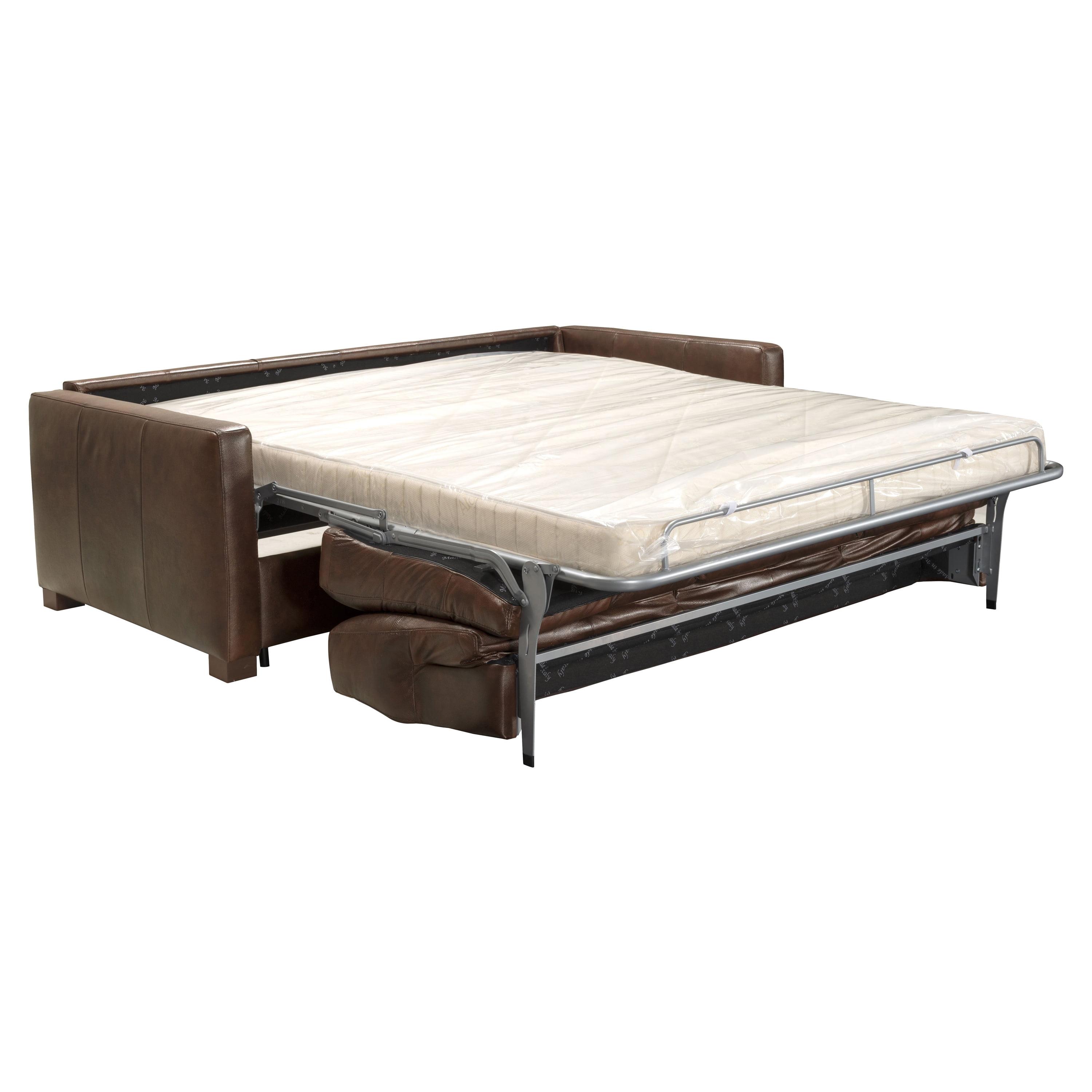 A&J Homes Studio 80.6'' Leather Sleeper Sofa