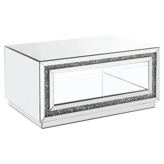 ACME Noralie Rectangular Coffee Table in Mirrored