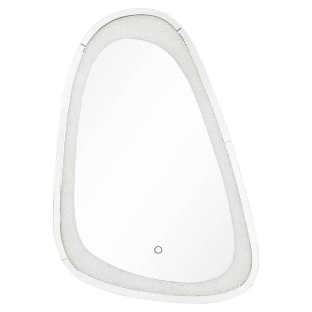 ACME Noralie Wall Decor with LED in Mirrored and Faux Diamonds