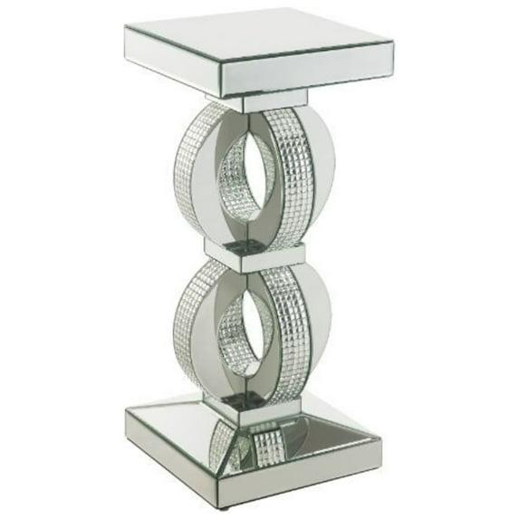 12" Ornat Accent Table Faux Square Diamonds - Acme Furniture