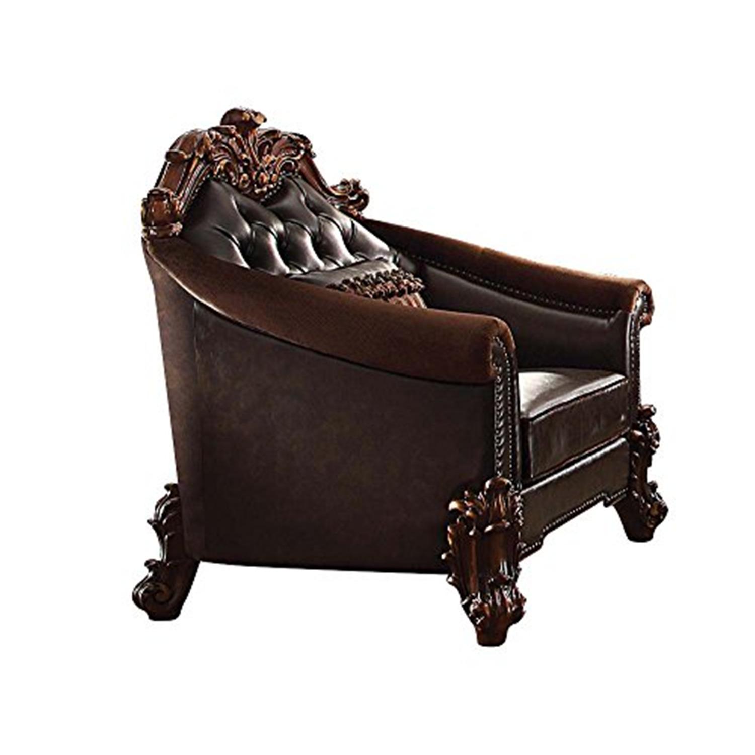 Andrew Home Studio Willowmore Faux Leather Armchair