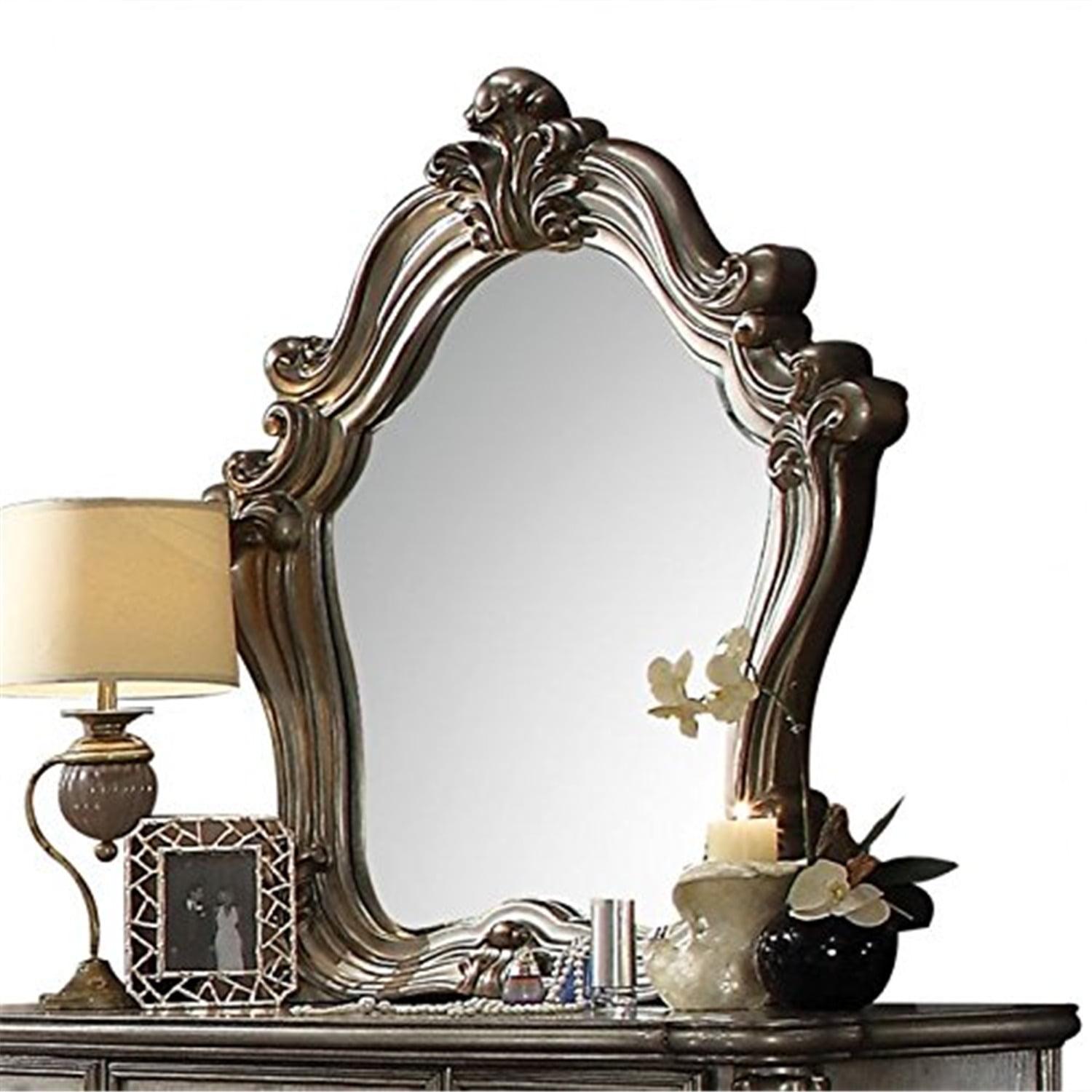 Bersally Wood Wall Mirror