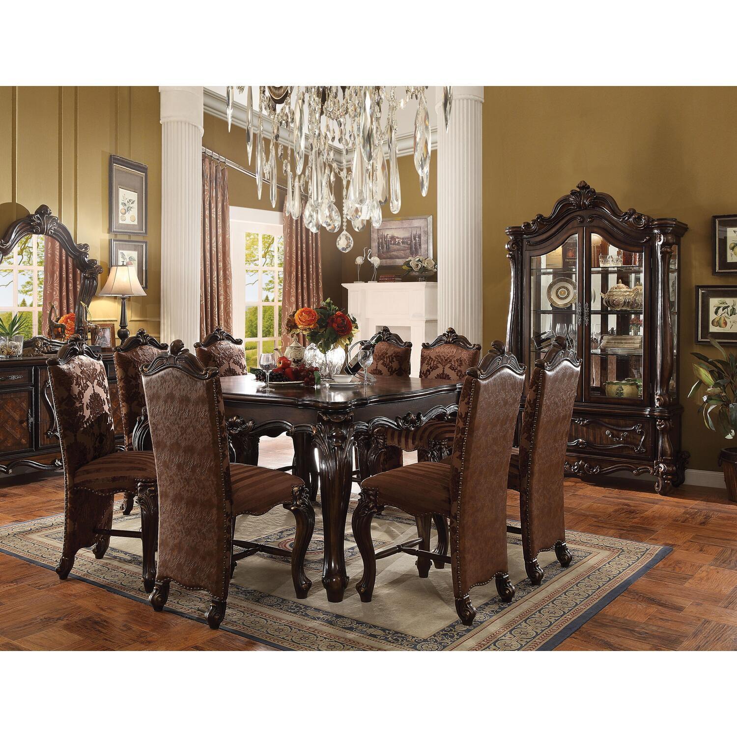 Versailles Cherry Oak Extendable Counter Height Dining Table