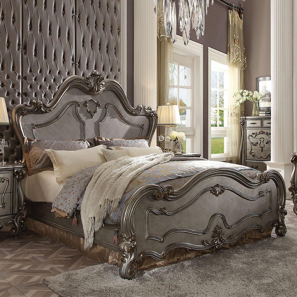 Versailles Solid Wood Standard Bed