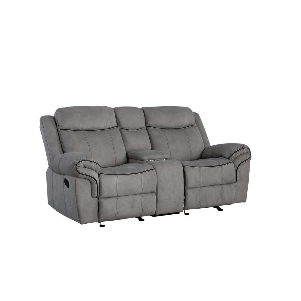 Acme Furniture 78" Zubaida Sofa Two Tone Gray Velvet