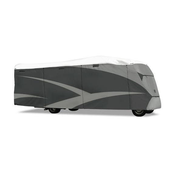 ADCO 36813 Designer Series Olefin HD Class C Motorhome Cover 23' 1" - 26' , Gray/White