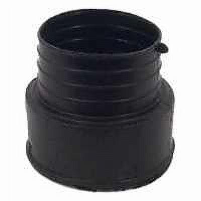 4-Inch Black PVC Snap Drain Adapter